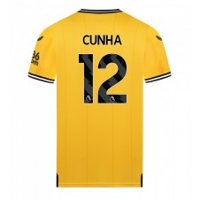 Wolves Matheus Cunha #12 Hemmatröja 2023-24 Korta ärmar